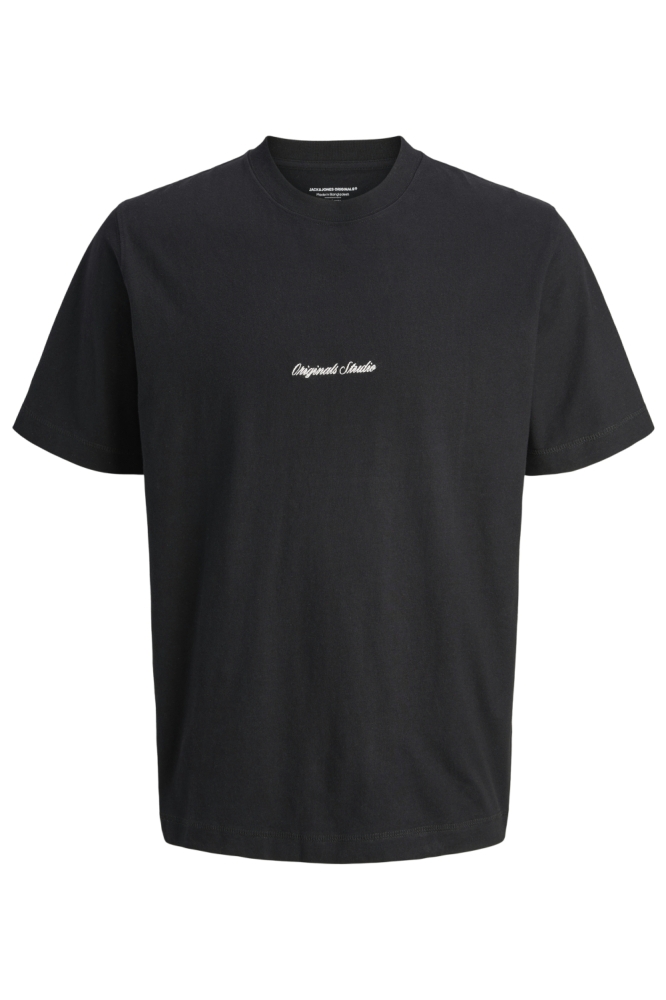 JORNORREBRO EMB TEE SS CREW NECK NO 12282892 BLACK